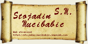 Stojadin Mučibabić vizit kartica
